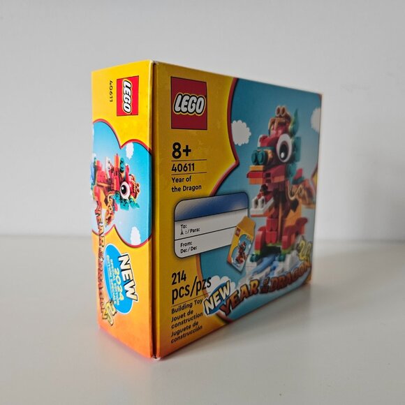 NIB LEGO 40611 Year of the Dragon 214pcs FACTORY SEALED RETIRED LIMITED EDITION - Picture 2 of 6